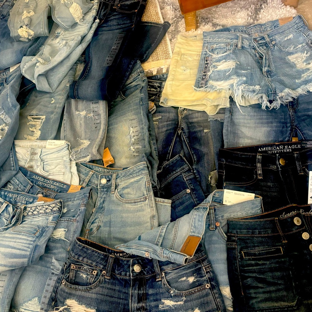 NEW American Eagle jeans/shorts bundle